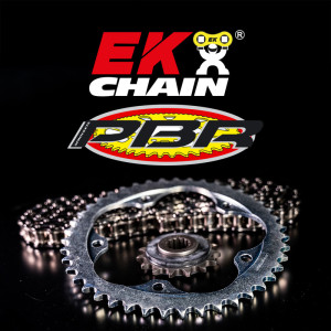 Kit chaîne EK/PBR 520SRX2 17/38 - couronne standard