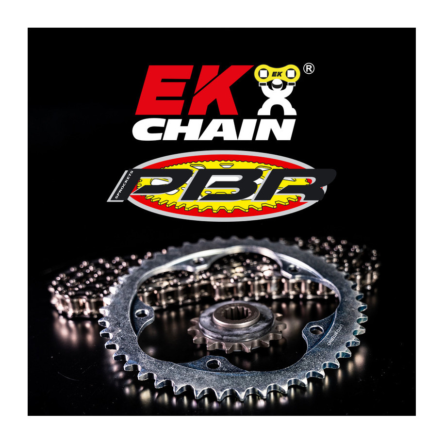 Kit chaîne EK/PBR 520SRX2 17/38 - couronne standard