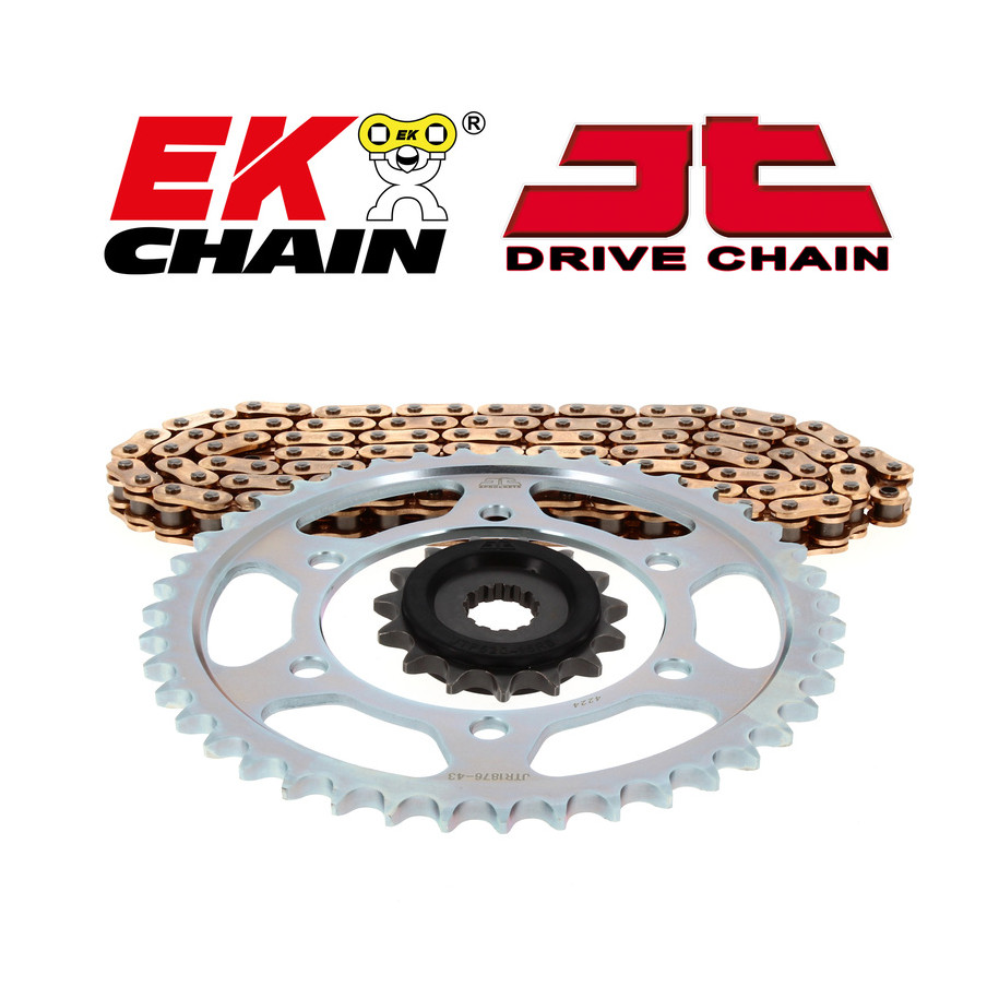 Kit chaîne EK/JT 520SRX2 17/38 - couronne standard