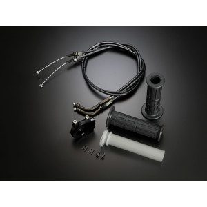 Kit poignée de gaz et support de câbles YOSHIMURA pour carbu TMR-L / FCR-L - 115mm