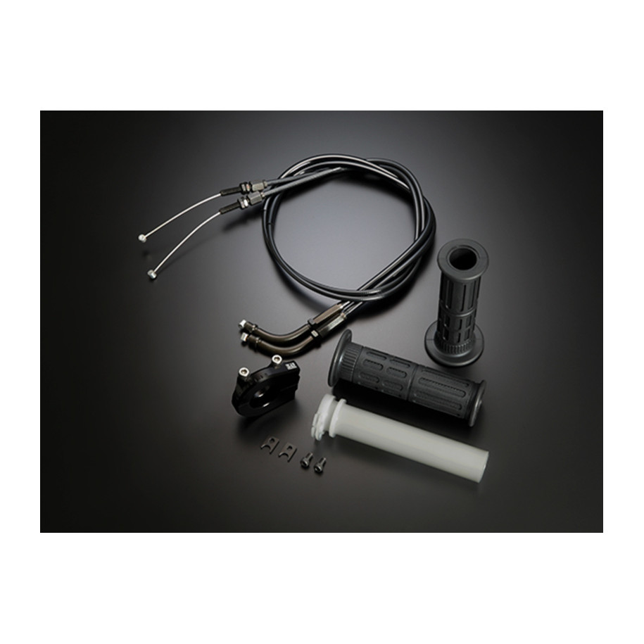 Kit poignée de gaz et support de câbles YOSHIMURA pour carbu TMR-L / FCR-L - 115mm
