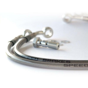 Durite d'embrayage Aviation SPEEDBRAKES carbone/raccord bleu