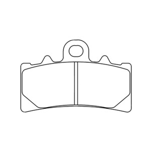 Plaquettes de frein CL BRAKES route métal fritté - 1233A3+
