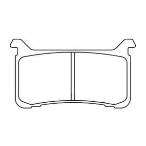 Plaquettes de frein CL BRAKES street métal fritté - 1252A3+