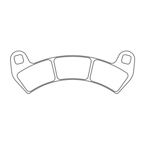 Plaquettes de frein CL BRAKES Quad métal fritté - 1247ATV1