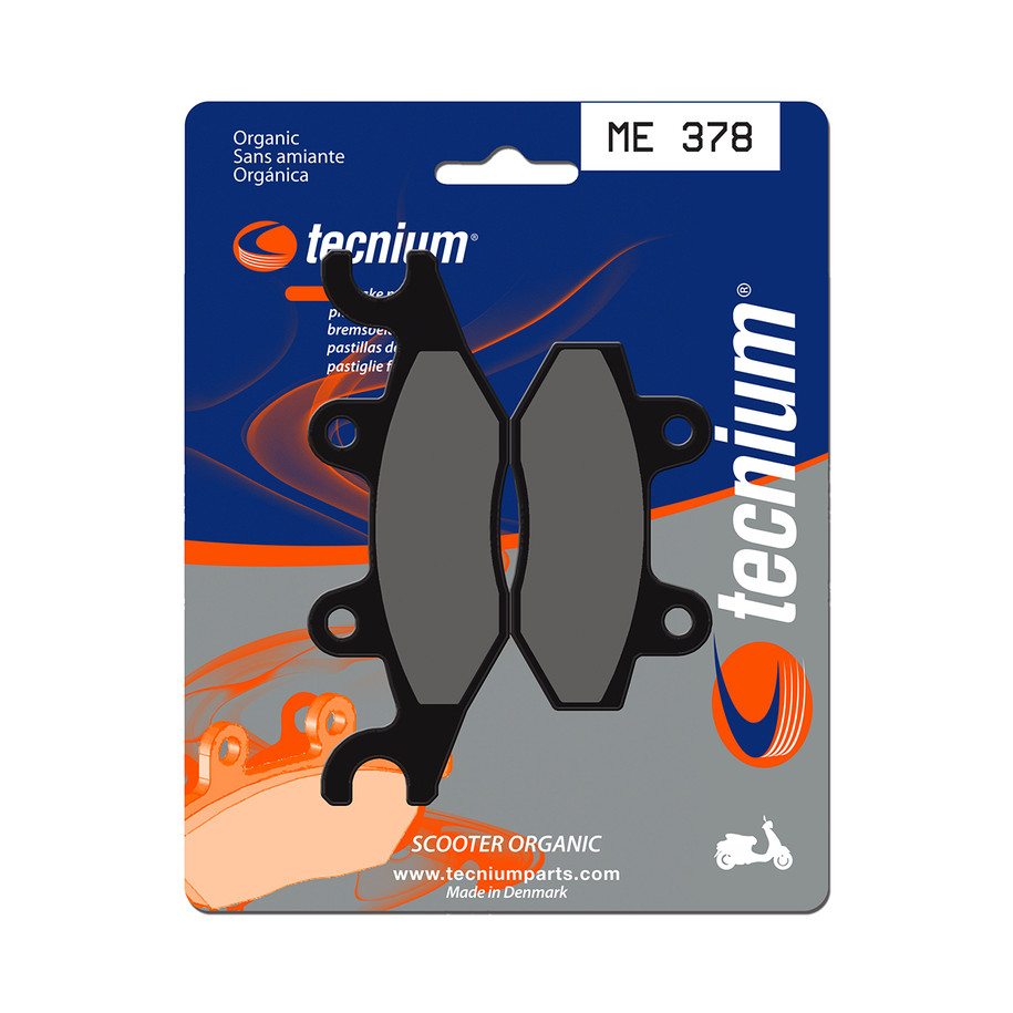 Plaquettes de frein TECNIUM Scooter organique - ME378