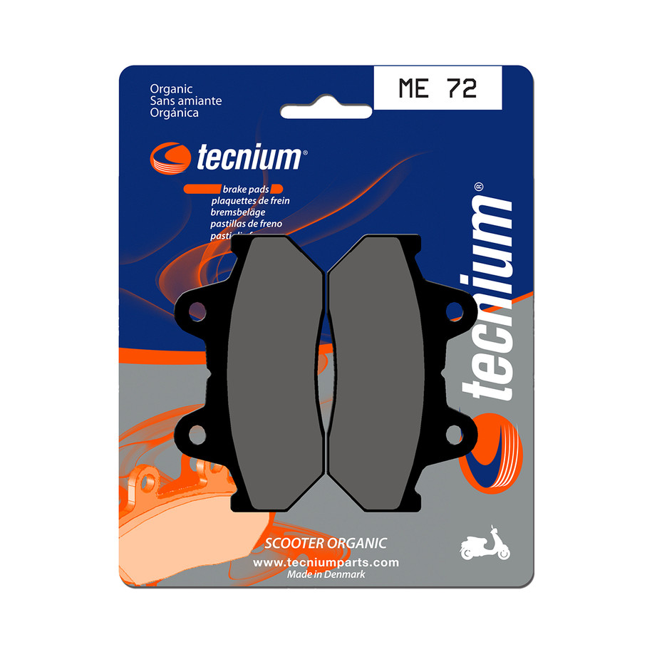 Plaquettes de frein TECNIUM Scooter organique - ME72