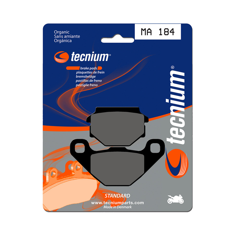 Plaquettes de frein TECNIUM route organique - MA184