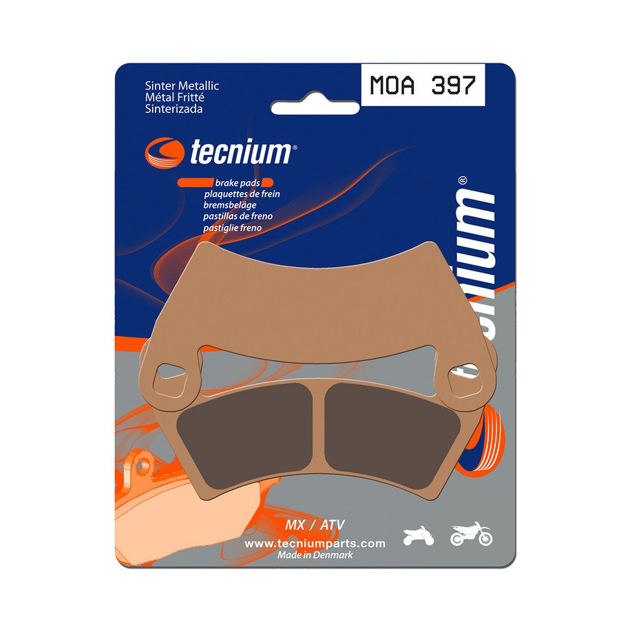 Plaquettes de frein TECNIUM MX/Quad métal fritté - MOA397
