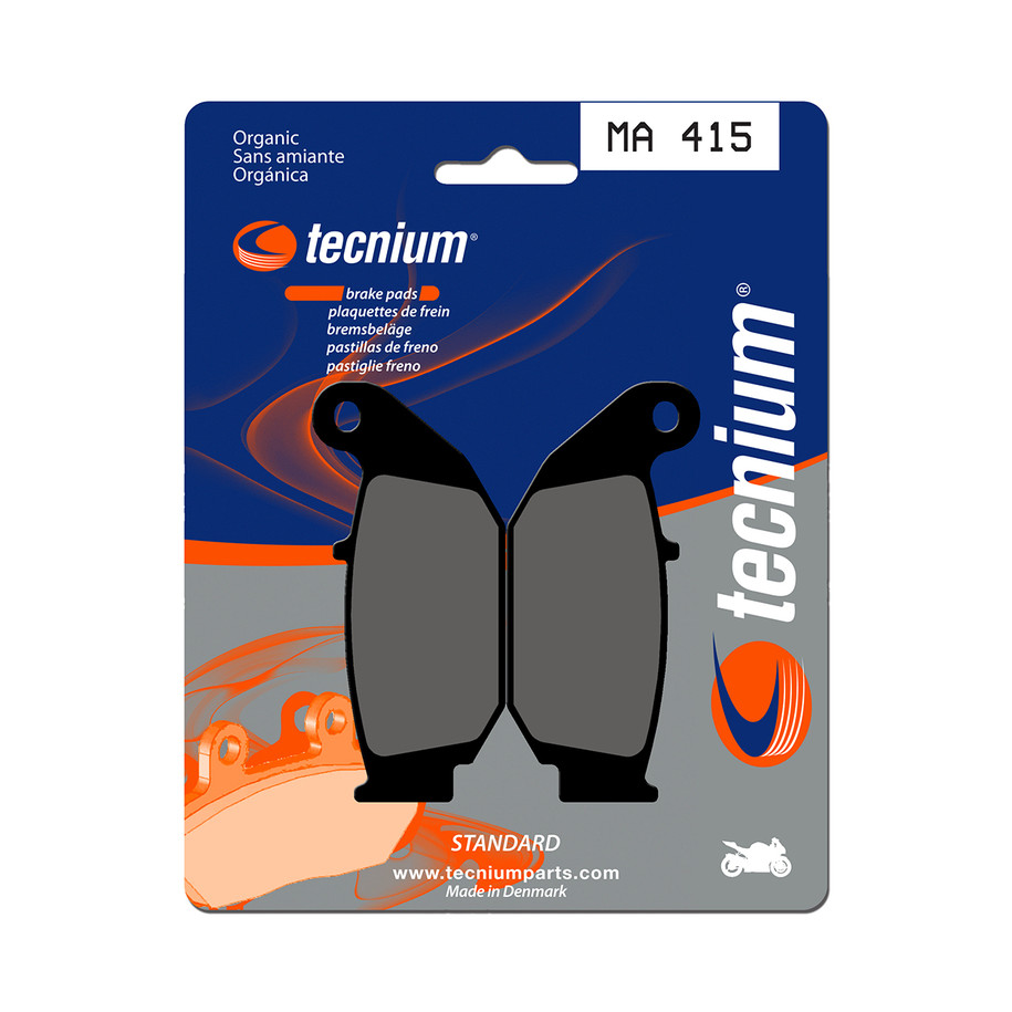Plaquettes de frein TECNIUM route organique - MA415