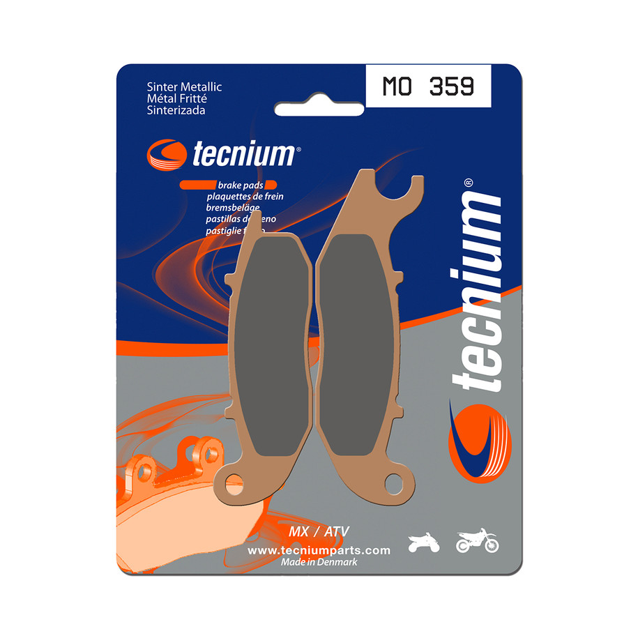 Plaquettes de frein TECNIUM MX/Quad métal fritté - MO359