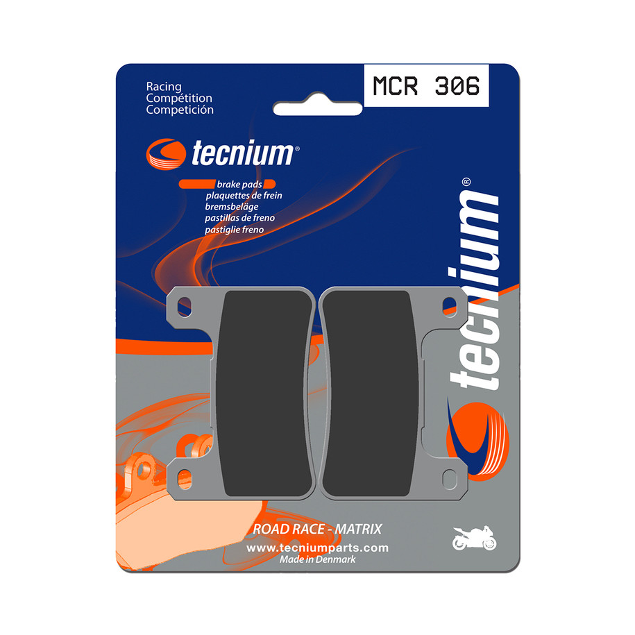 Plaquettes de frein TECNIUM Racing métal fritté carbone - MCR306
