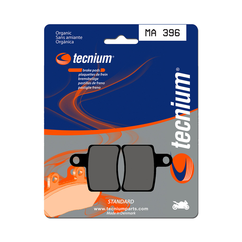 Plaquettes de frein TECNIUM route organique - MA396