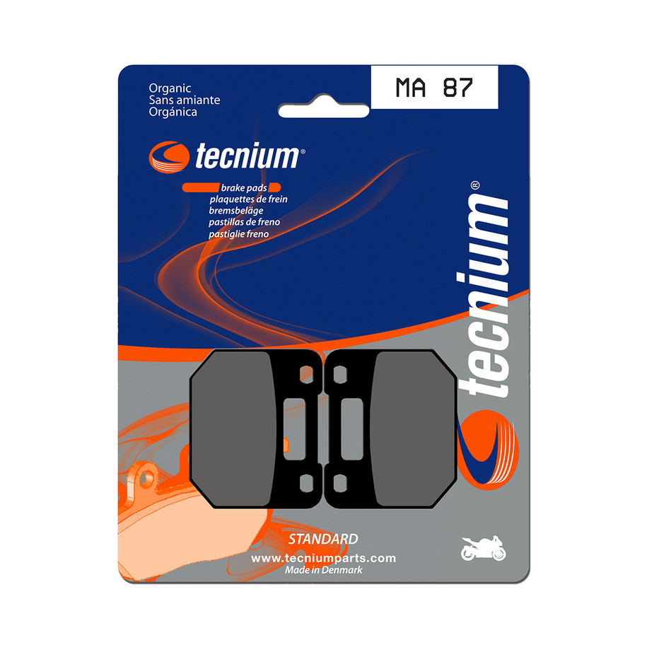 Plaquettes de frein TECNIUM route organique - MA87
