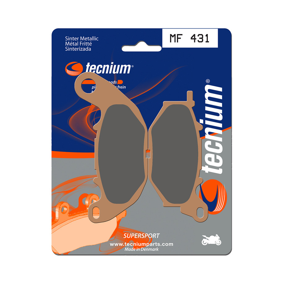 Plaquettes de frein TECNIUM Performance métal fritté - MF431