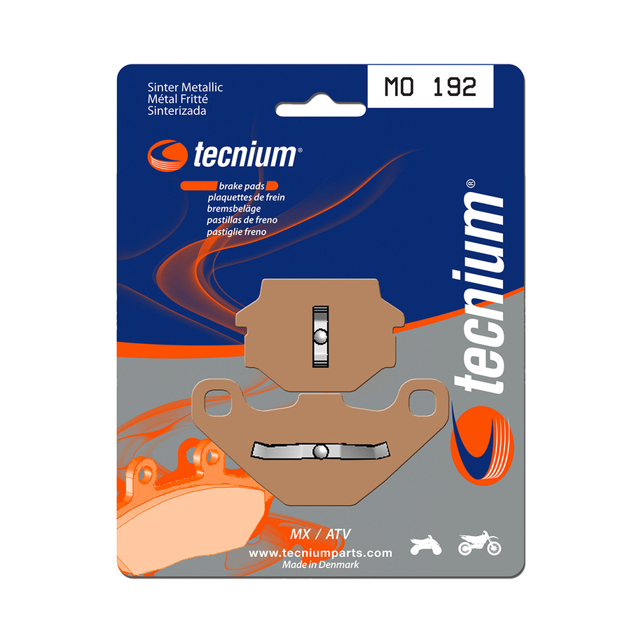 Plaquettes de frein TECNIUM MX/Quad métal fritté - MO192