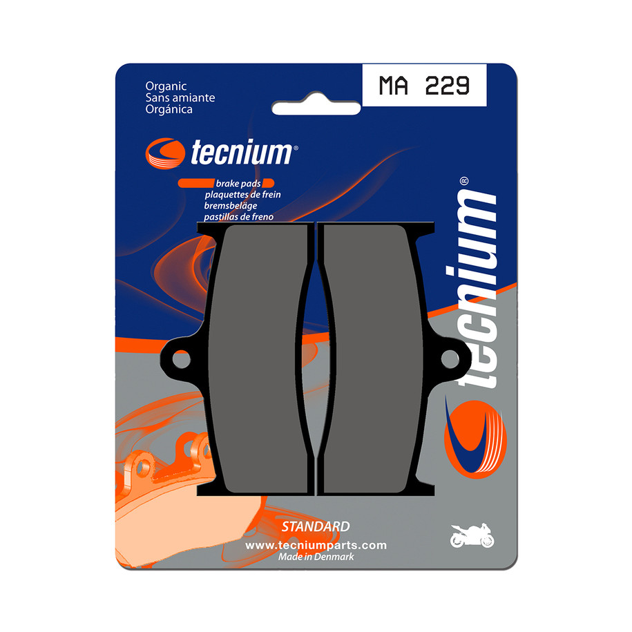 Plaquettes de frein TECNIUM route organique - MA229