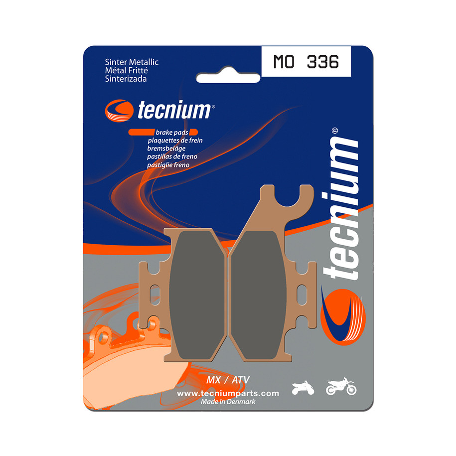 Plaquettes de frein TECNIUM MX/Quad métal fritté - MO336