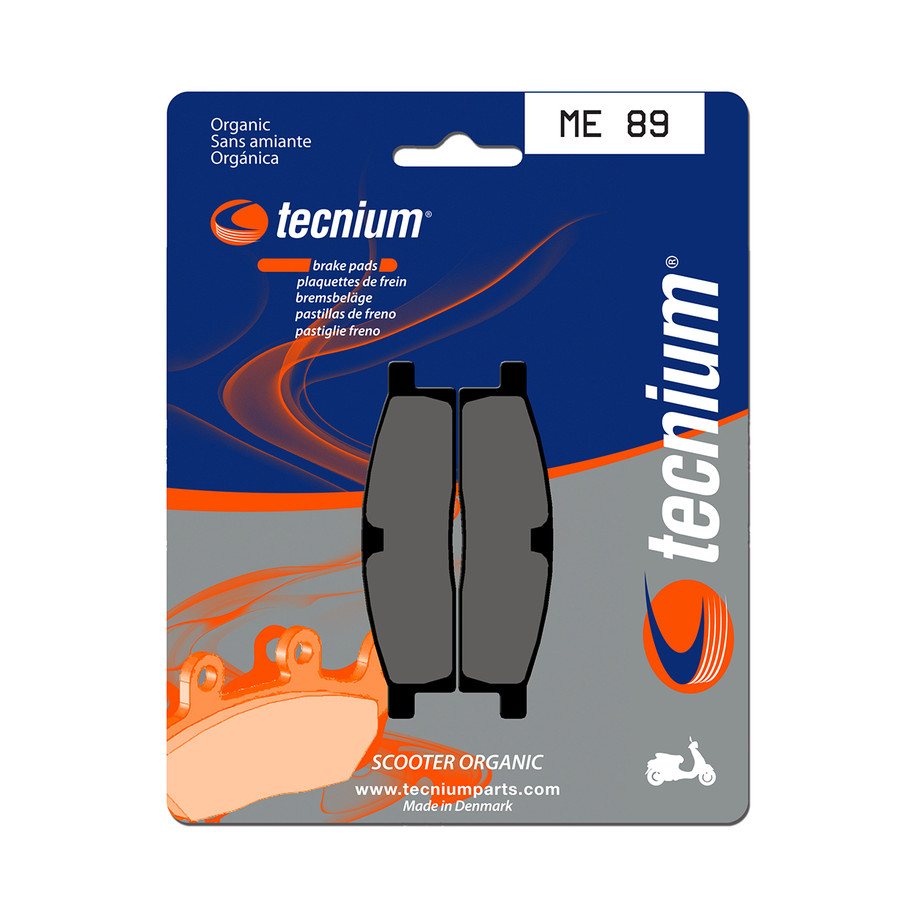 Plaquettes de frein TECNIUM Scooter organique - ME89