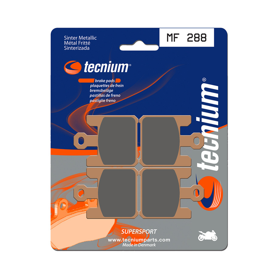 Plaquettes de frein TECNIUM Performance métal fritté - MF288