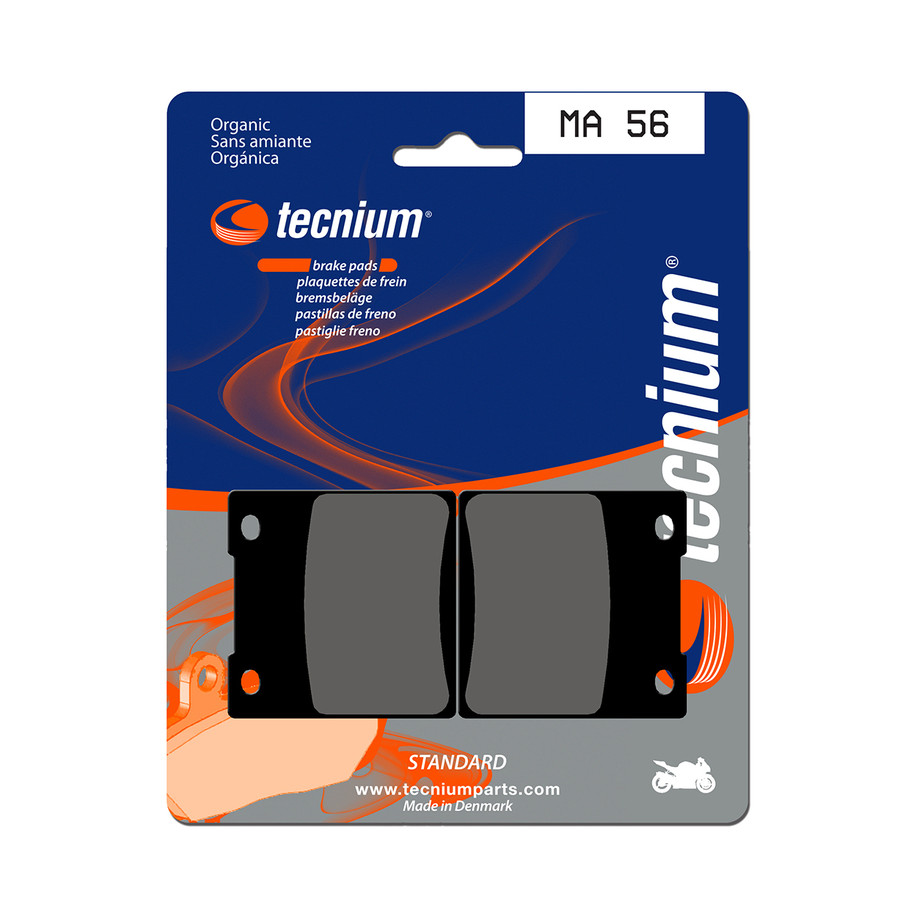 Plaquettes de frein TECNIUM route organique - MA56