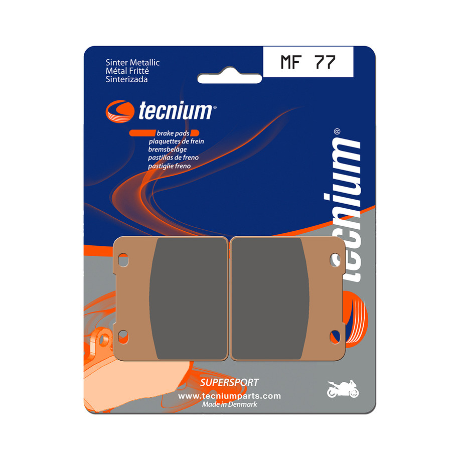 Plaquettes de frein TECNIUM Performance métal fritté - MF77