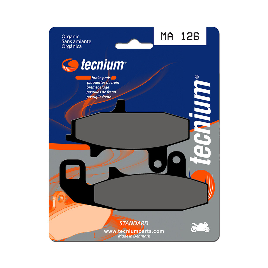 Plaquettes de frein TECNIUM route organique - MA126