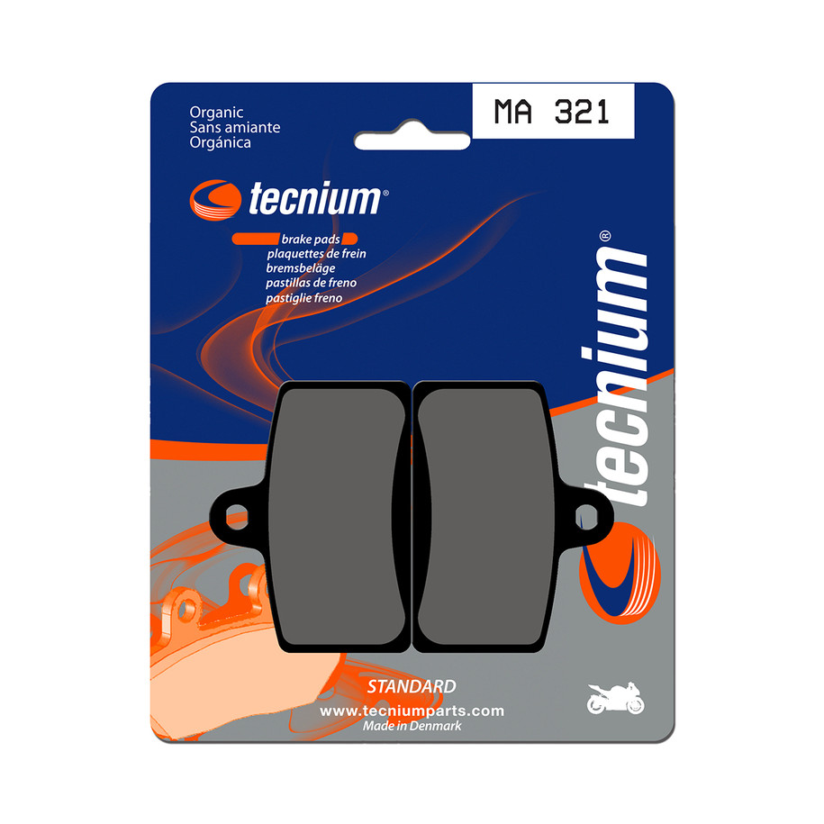 Plaquettes de frein TECNIUM route organique - MA321