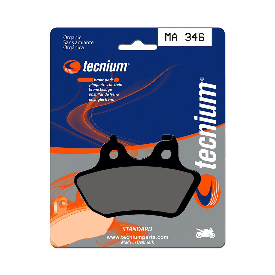 Plaquettes de frein TECNIUM route organique - MA346