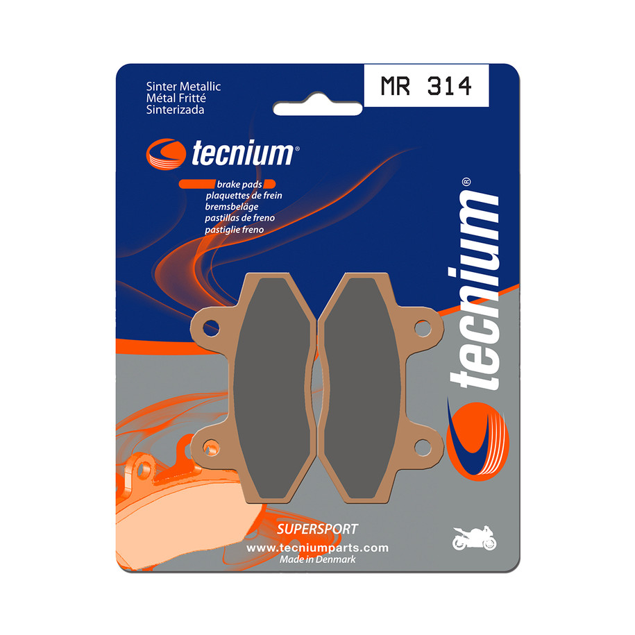 Plaquettes de frein TECNIUM Performance métal fritté - MR314