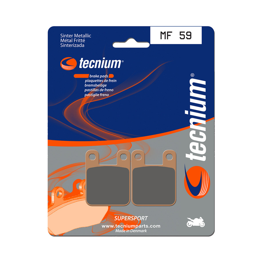 Plaquettes de frein TECNIUM Performance métal fritté - MF59