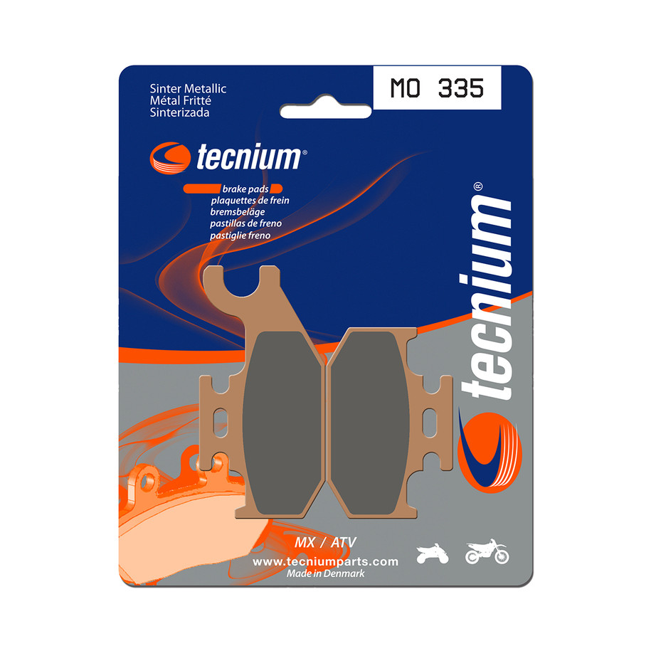 Plaquettes de frein TECNIUM MX/Quad métal fritté - MO335