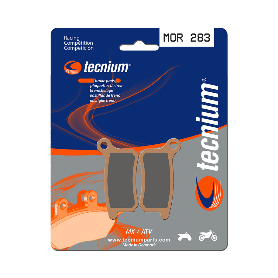Plaquettes de frein TECNIUM Racing MX/Quad métal fritté - MOR283