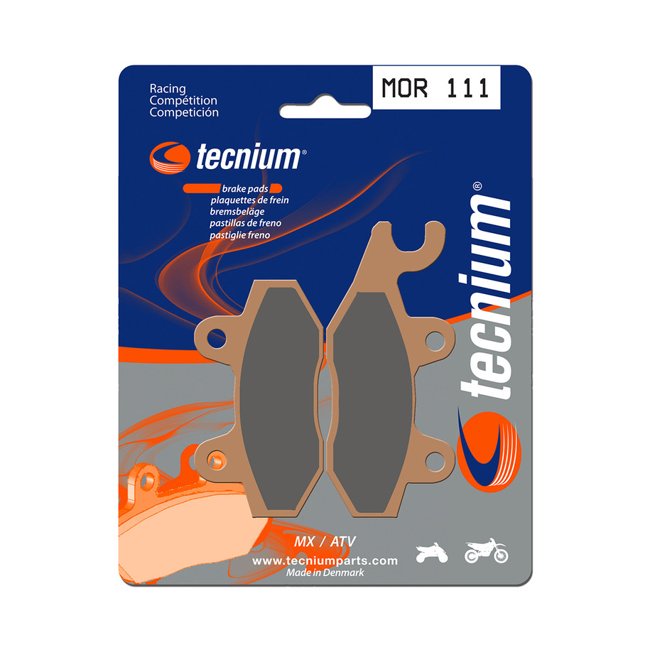 Plaquettes de frein TECNIUM Racing MX/Quad métal fritté - MOR111