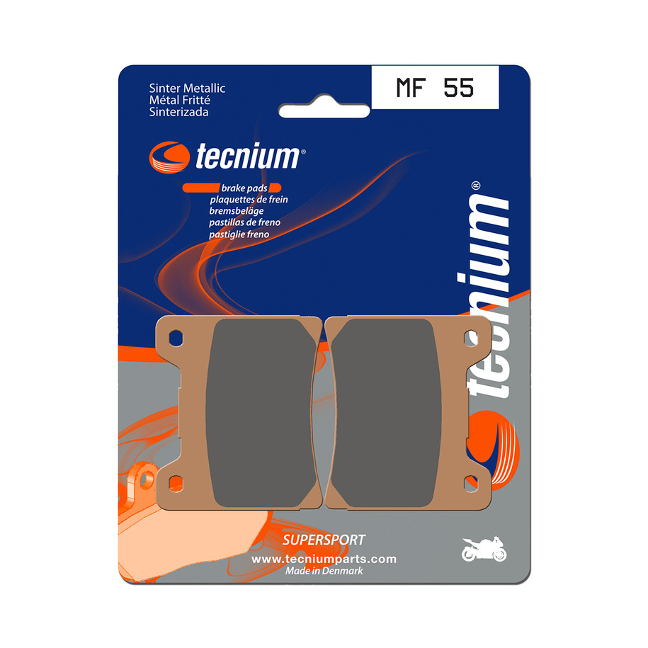 Plaquettes de frein TECNIUM Performance métal fritté - MF55