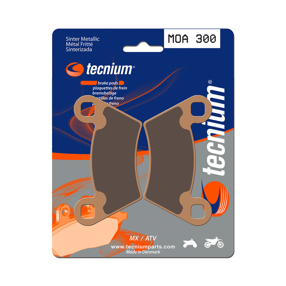 Plaquettes de frein TECNIUM MX/Quad métal fritté - MOA300