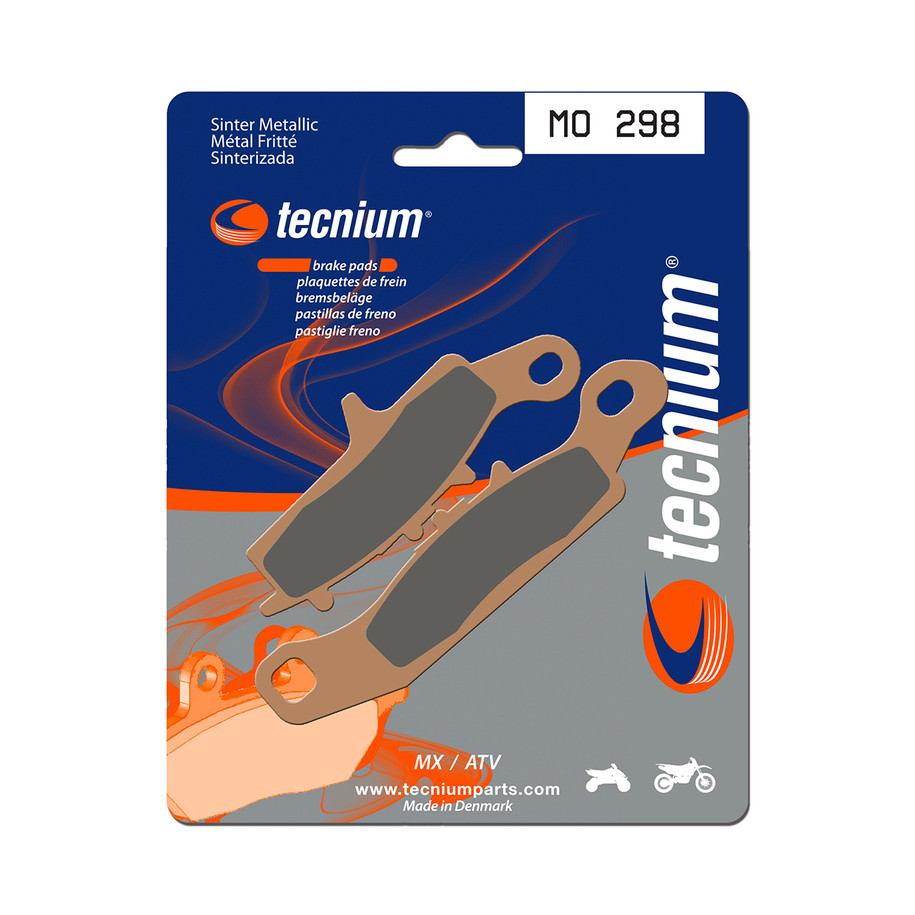 Plaquettes de frein TECNIUM MX/Quad métal fritté - MO298