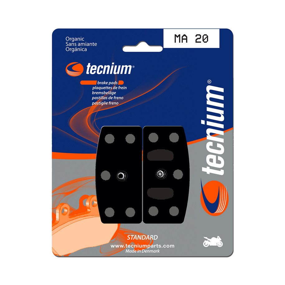 Plaquettes de frein TECNIUM route organique - MA20