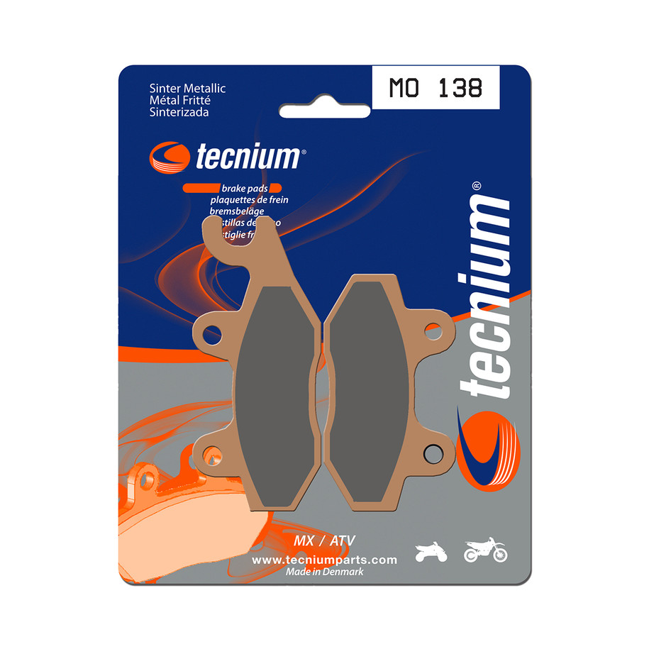Plaquettes de frein TECNIUM MX/Quad métal fritté - MO138