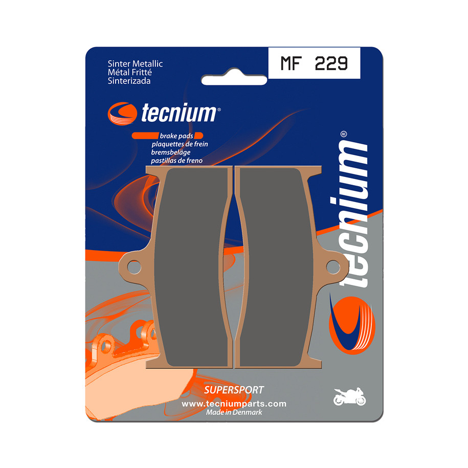 Plaquettes de frein TECNIUM Performance métal fritté - MF229
