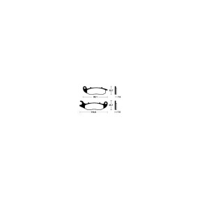 Plaquettes de frein TECNIUM Performance métal fritté - MF359