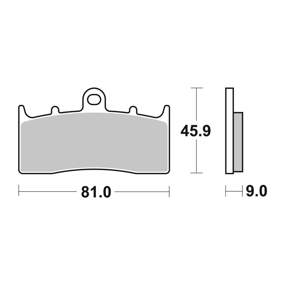 Plaquettes de frein BREMBO route/sport métal fritté - 07GR62SR