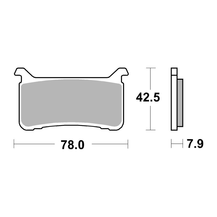 Plaquettes de frein BREMBO carbone céramique - 07HO63RC