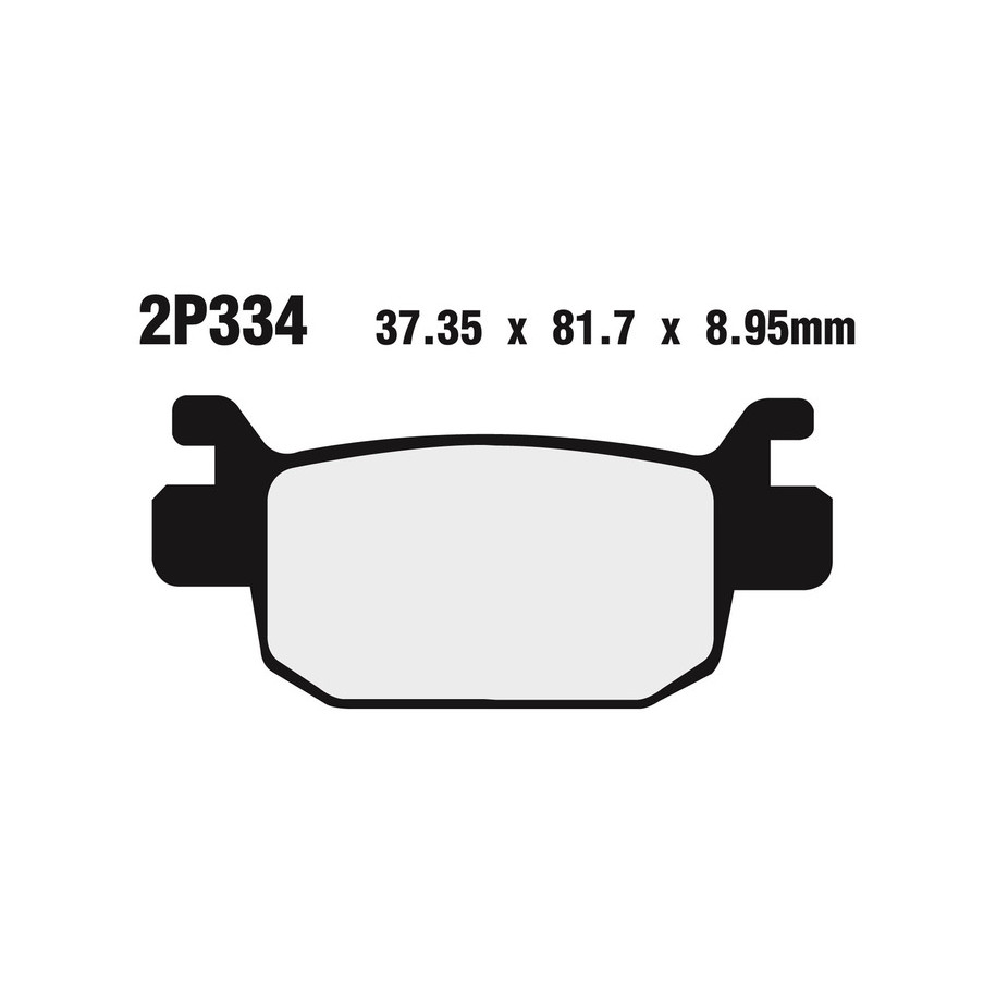 Plaquettes de frein NISSIN route /Off-Road métal fritté - 2P-334ST