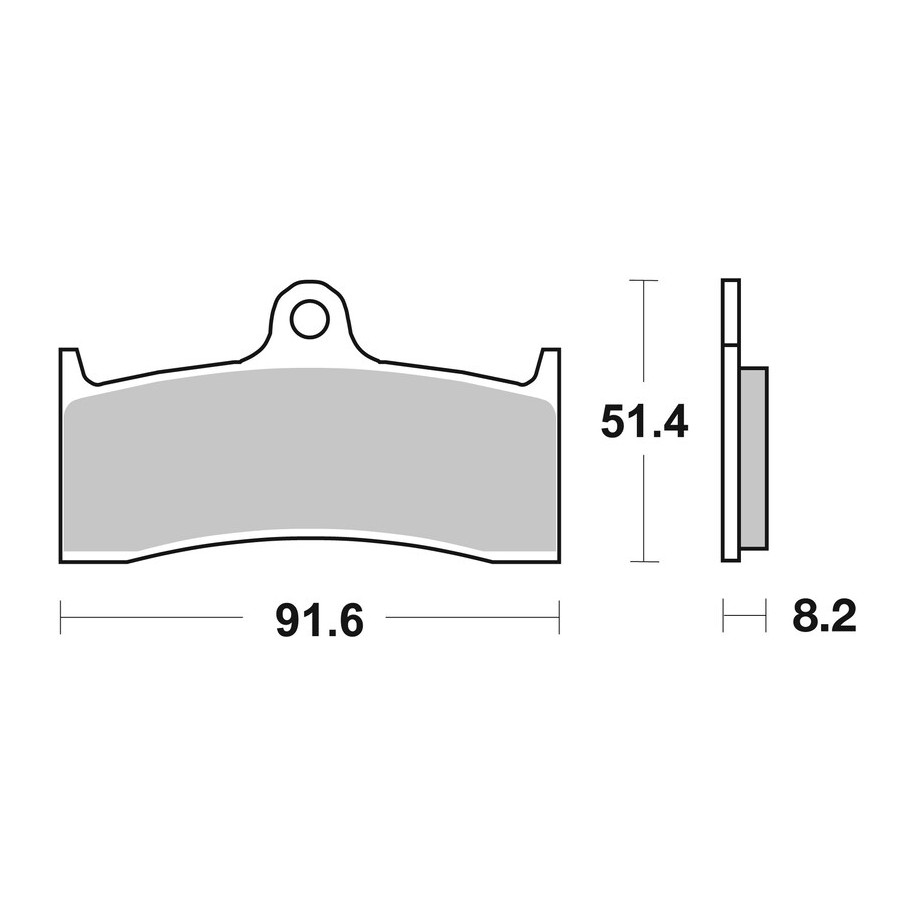 Plaquettes de frein BREMBO route métal fritté - 07KA20SA
