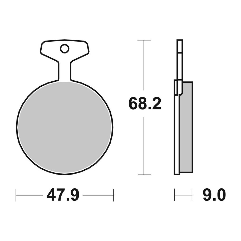 Plaquettes de frein BREMBO route carbone céramique - 07YA0207