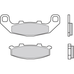Plaquettes de frein BREMBO route carbone céramique - 07KA1117