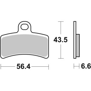 Plaquettes de frein BREMBO route carbone céramique - 07GR5105