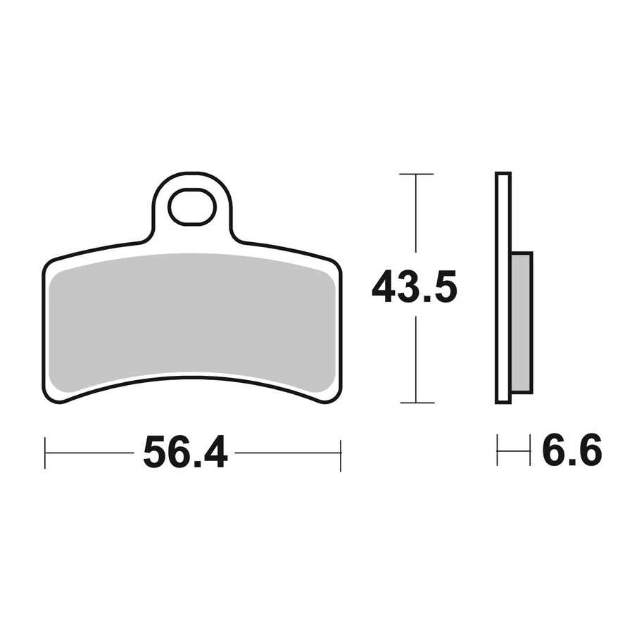 Plaquettes de frein BREMBO route carbone céramique - 07GR5105