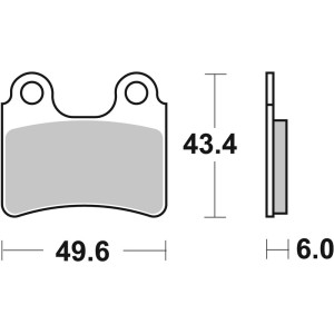 Plaquettes de frein BREMBO route carbone céramique - 07GR5804